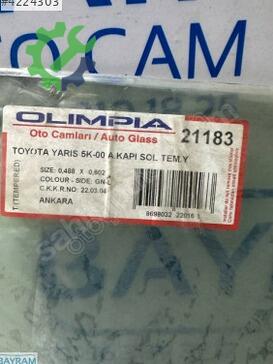 Toyota Yaris Sol Arka Kapı Camı çıkma parça