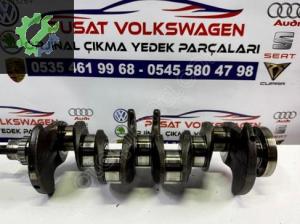 VOLKSWAGEN CADDY 1.6TDİ ÇIKMA KRANK MİLİ CAY MOTOR 03L (2. Adet)