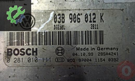 Volkswagen Golf Alarm Beyni 038906012K0281010111 çıkma parça
