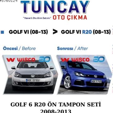 Volkswagen Golf Ön Tampon 2008-2013 çıkma parça
