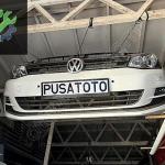 VOLKSWAGEN GOLF 7 ÇIKMA ÖN TAMPON FAR BEYAZ HATASIZ DOLU