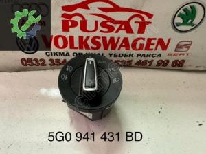 VOLKSWAGEN GOLF 7 ÇIKMA ORJİNAL SİS FAR ANAHTARI 5G0 941 431 BD