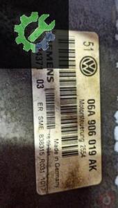 Volkswagen Golf Mk4 1.6 Motor Beyni 06A906019AK5WP437103