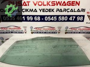 VOLKSWAGEN JETTA ÇIKMA ORJİNAL SOL ARKA KAPI CAMI