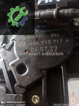 Volkswagen Polo Arka Silecek Motoru 6Q6 955 711 A çıkma parça