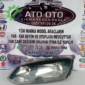 Volkswagen Polo 2008-2024 Çıkma Sol Far
