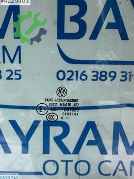 Volkswagen Transporter Sol Ön Kapı Camı çıkma parça