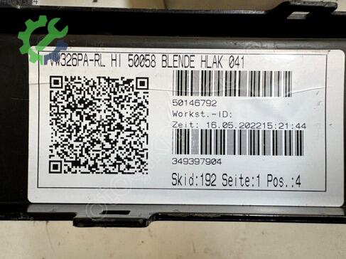 Volkswagen Tiguan Arka Tampon 5NA807837 çıkma parça