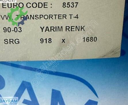 Volkswagen Transporter Ön Cam çıkma parça