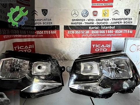 Volkswagen transporter t7 kasa sağ sol ön farlar