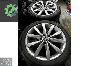 Volkswagen VOLKSWAGEN GOLF 7 ÇIKMA ORJİNAL JANT LASTİK 225.45R.17
