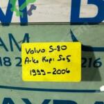 Volvo S80 Çıkma Sağ Arka Kapı Camı