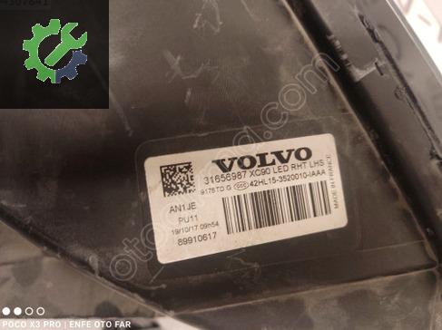 VOLVO XC90 LED SOL FAR ORJİNAL 1
