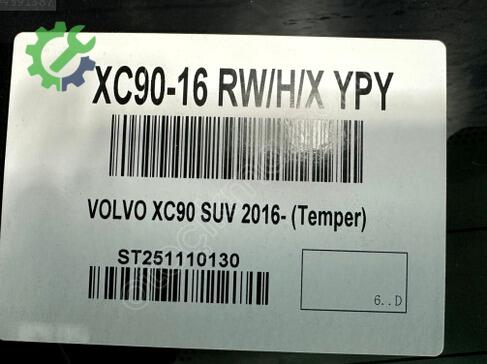 Volvo XC90 Arka Cam çıkma parça