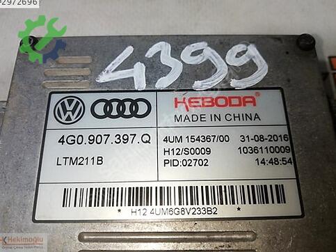 Peugeot 307 4G0907397Q çıkma parça