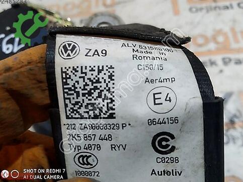 Volkswagen Caddy 2K5857448 çıkma parça