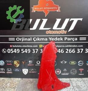 Vw caddy 2004-2010 sağ ön çamurluk kırmızı (2. Adet)