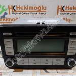 VW CADDY GOLF JETTA MULTİMEDYA TEYP 1K0 035 186 AD, 7 646