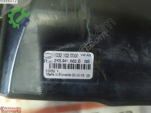 Volkswagen Caddy Sağ Sis Farı 2K5941662B çıkma parça