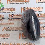 VW GOLF 7 ORJİNAL KAPI AYNASI MANUEL KATLANIR SOL ELEKTRİKLİ SİY