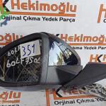 VW GOLF 7 ORJİNAL KAPI AYNASI MANUEL KATLANIR SOL ELEKTRİKLİ SİY