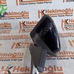 VW GOLF 7 ORJİNAL KAPI AYNASI MANUEL KATLANIR SOL ELEKTRİKLİ SİY