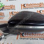 VW GOLF 7 ORJİNAL KAPI AYNASI MANUEL KATLANIR SOL ELEKTRİKLİ SİY