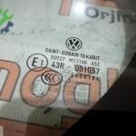 VW GOLF 7 SOL ARKA KELEBEK CAMI 43R 001057