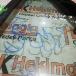 VW GOLF 7 SOL ARKA KELEBEK CAMI 43R 001057