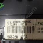 VW JETTA GÖSTERGE PANELİ 5C6920 873