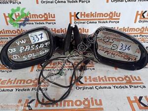 VW Passat B6 Siyah Orjinal Sağ Kapı Aynası – Dikiz Ayna S