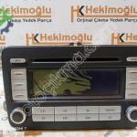 VW PASSAT GOLF JETTA MULTİMEDYA TEYP 1K0 035186 AD, CAMDA