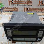 VW PASSAT GOLF JETTA MULTİMEDYA TEYP 1K0 035186 AD, CAMDA KIRIK
