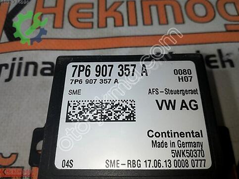 Skoda Octavia 7P6907357A çıkma parça