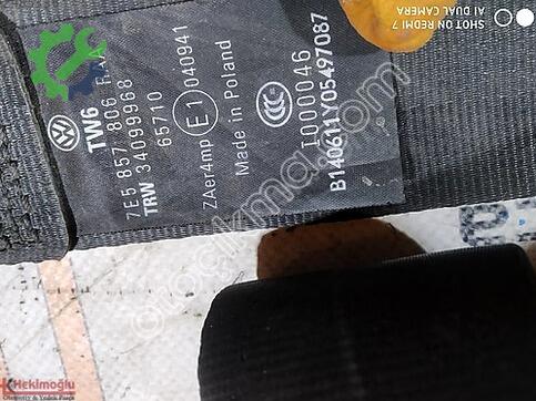 Volkswagen VW CC 7E5857805 çıkma parça
