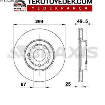Mercedes-Benz 200 Fren Disk Aynası 88-93 çıkma parça