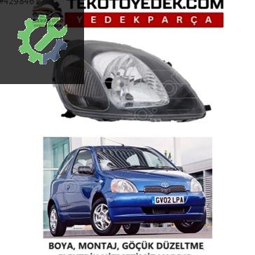 Toyota Yaris Sağ Ön Far çıkma parça