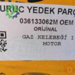 Çıkma Volkswagen Polo Gaz Kelebeği 036133062M