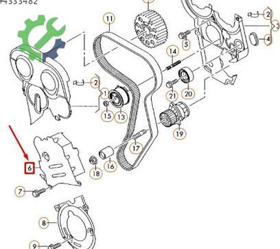 Audi A3 Triger Kapağı 045109147 çıkma parça