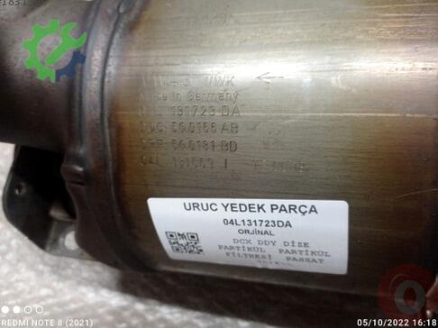 Volkswagen Golf Partikül Filtresi 04L131723DA çıkma parça