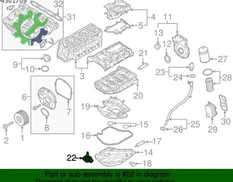 Volkswagen Golf Vuruntu Sensörü 06K905337 çıkma parça