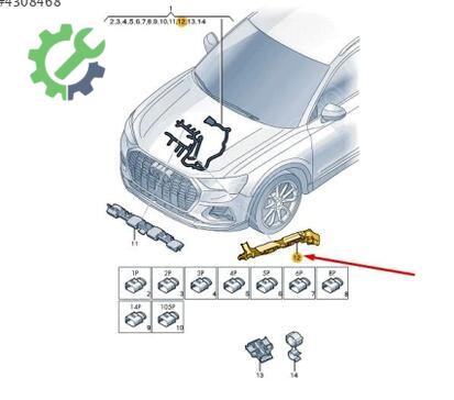 Volkswagen Golf Elektrik Tesisatı çıkma parça
