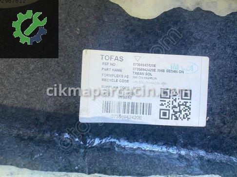 Fiat Egea Taban Halısı 07356942420E çıkma parça