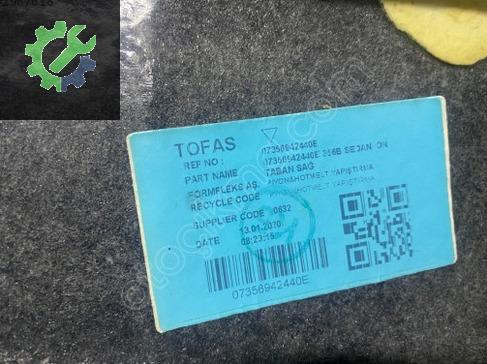 Fiat Egea Taban Halısı 07356942440E çıkma parça