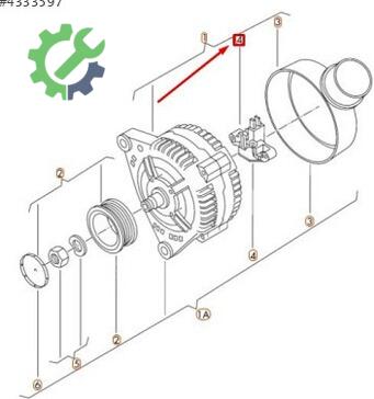 Volkswagen Golf Şarj Dinamosu 07K903803 çıkma parça