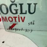 PEUGEOT 307 SAĞ ÖN KAPI CAMI