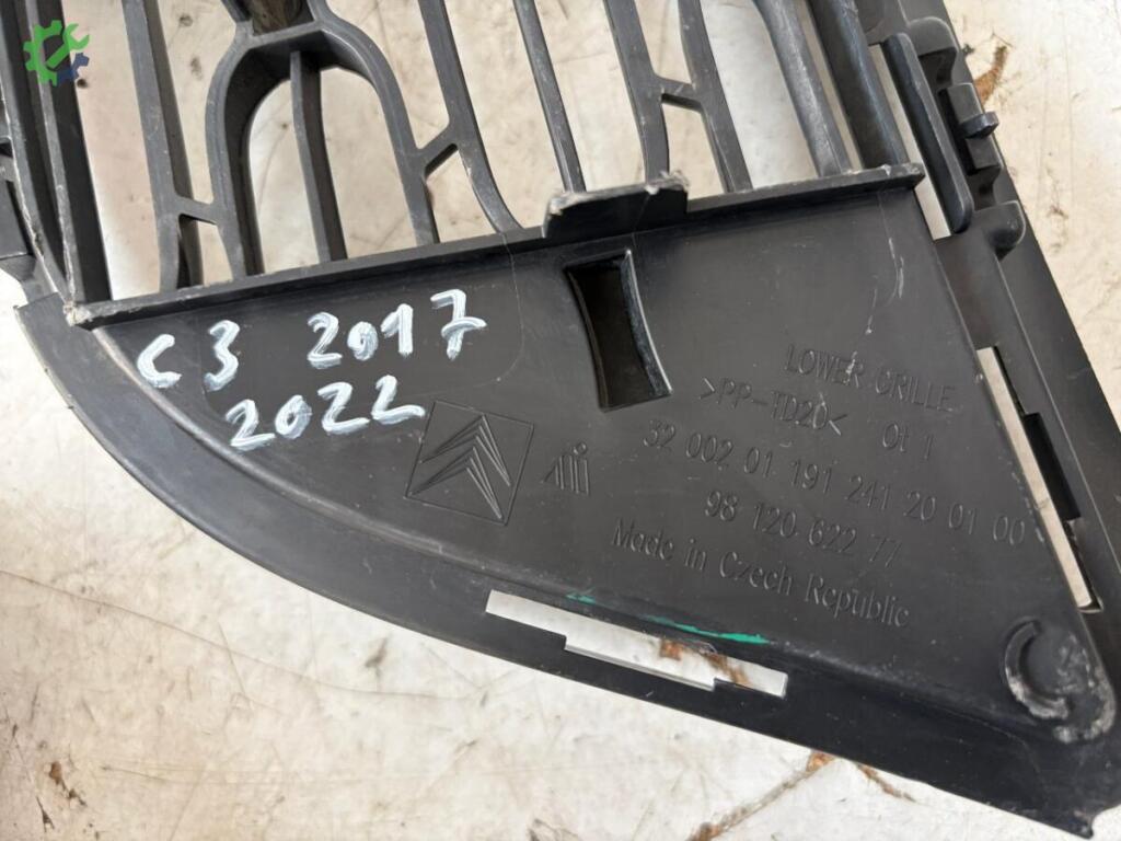 Citroen C3 Tampon Izgarası 9812062277 çıkma parça