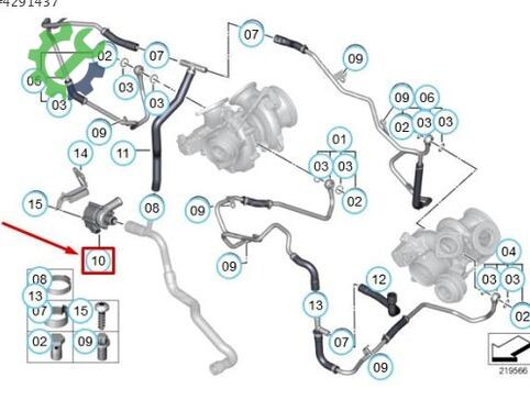 BMW 5 Serisi Motor Su Radyatörü 11517629914 çıkma parça