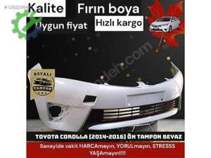 Toyota Corolla 2014-2016 Beyaz Ön Tampon Sıfır (4. Adet)