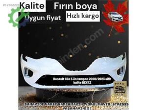Renault Clio Orijinal Sıfır Beyaz Ön Tampon
